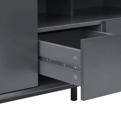 FURNITELL 140cm TV Unit - Charcoal Furnitell