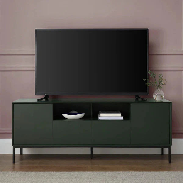 FURNITELL 140cm TV Unit - Charcoal | 5 Years Warranty Furnitell