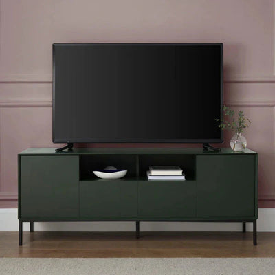 FURNITELL 140cm TV Unit - Charcoal | 5 Years Warranty Furnitell