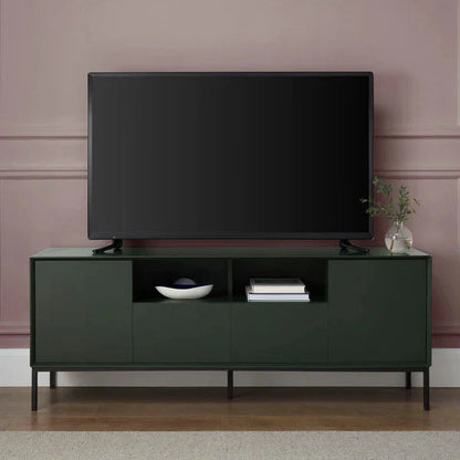 FURNITELL 140cm TV Unit - Charcoal | 5 Years Warranty Furnitell
