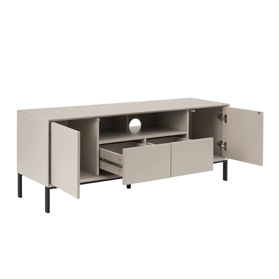 FURNITELL 140cm TV Unit - Taupe Furnitell