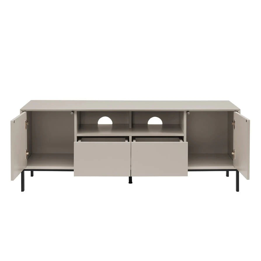 FURNITELL 140cm TV Unit - Taupe Furnitell