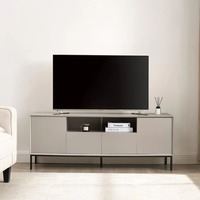 FURNITELL 140cm TV Unit - Taupe Furnitell