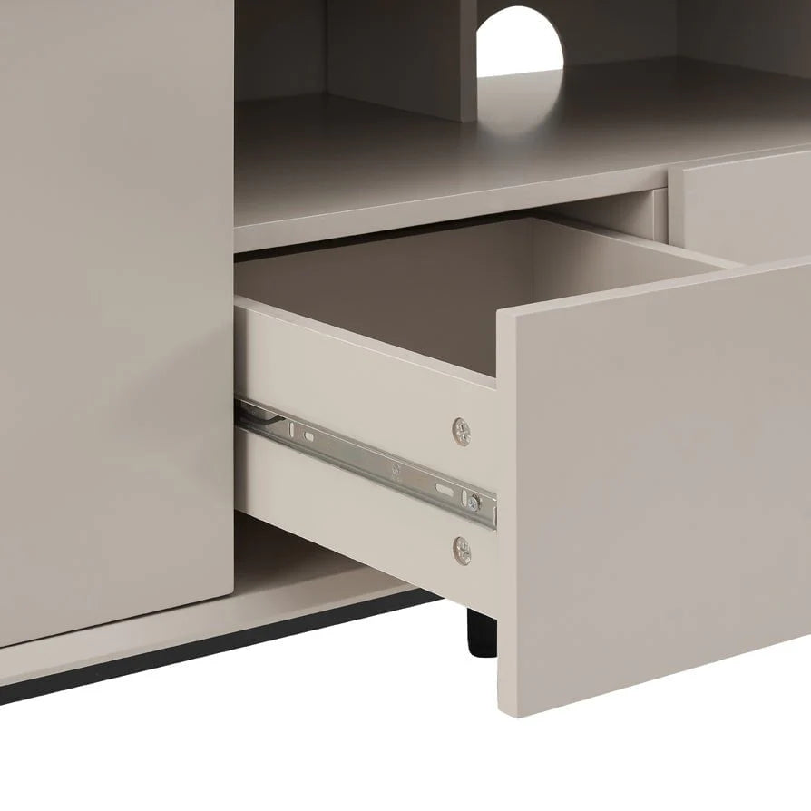FURNITELL 140cm TV Unit - Taupe Furnitell