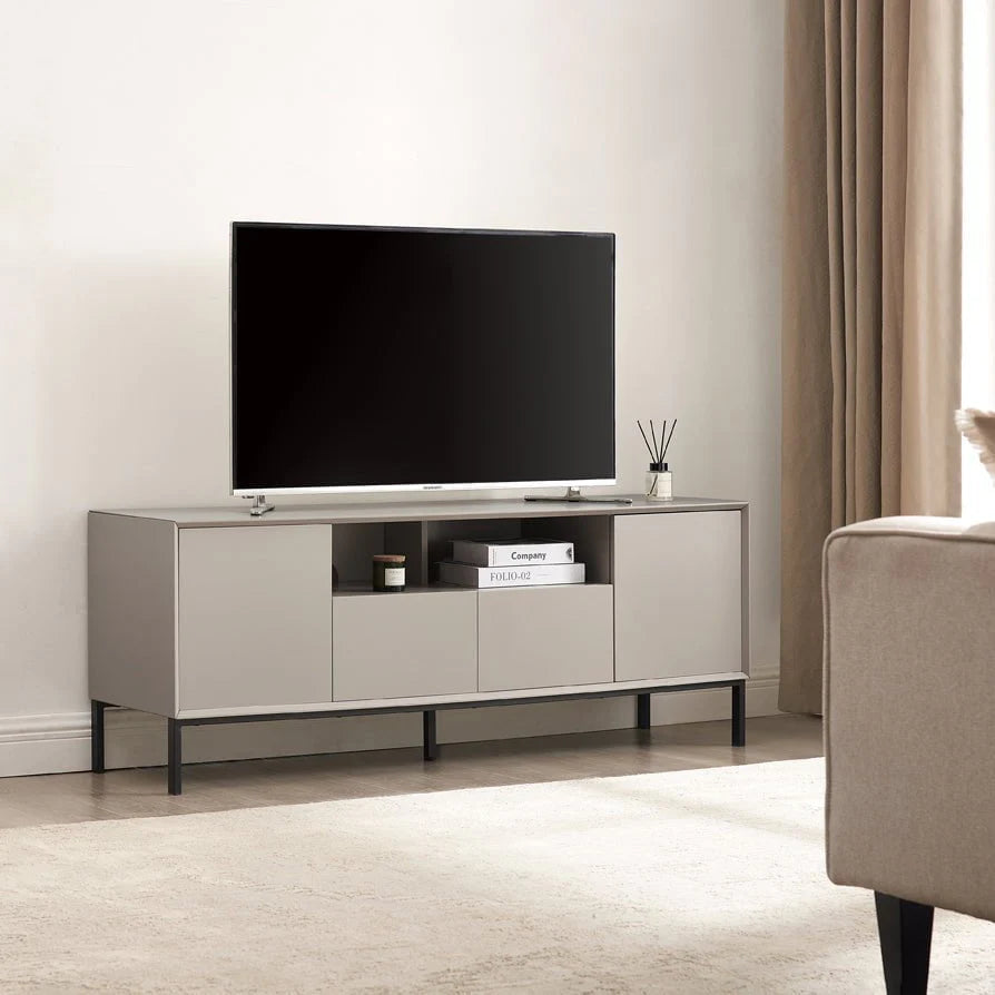FURNITELL 140cm TV Unit - Taupe Furnitell