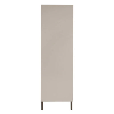 FURNITELL 2 Door Wardrobe - Taupe Furnitell