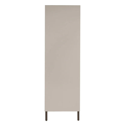 FURNITELL 2 Door Wardrobe - Taupe Furnitell