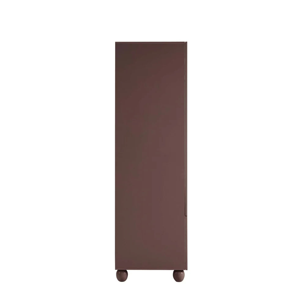 Mocha 2 Door Wardrobe with Drawer | Furnitell Furnitell