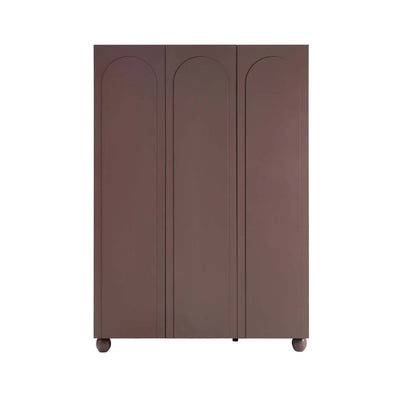 Mocha 3 Door Arch Wardrobe | Furnitell furnitell