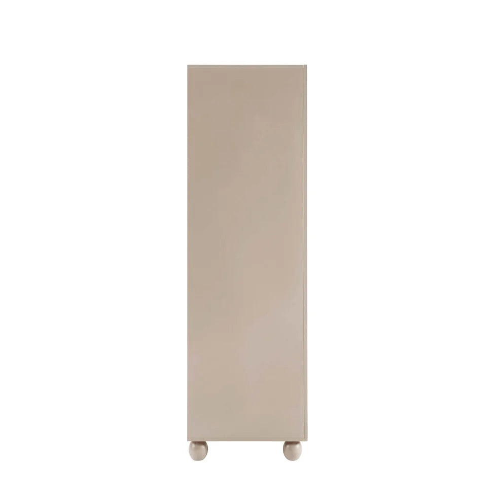 Taupe 3 Door Arch Wardrobe | Furnitell furnitell