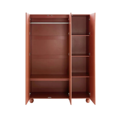 Terracotta 3 Door Wardrobe | Furnitell Furnitell