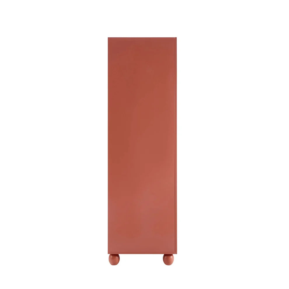 Terracotta 3 Door Wardrobe | Furnitell Furnitell