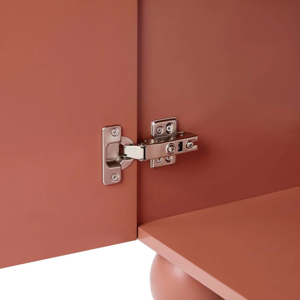 Terracotta 3 Door Wardrobe | Furnitell Furnitell