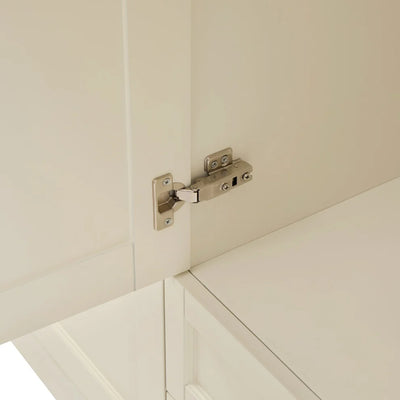 Cream 3 Door Wardrobe with Drawers | Furnitell furnitell