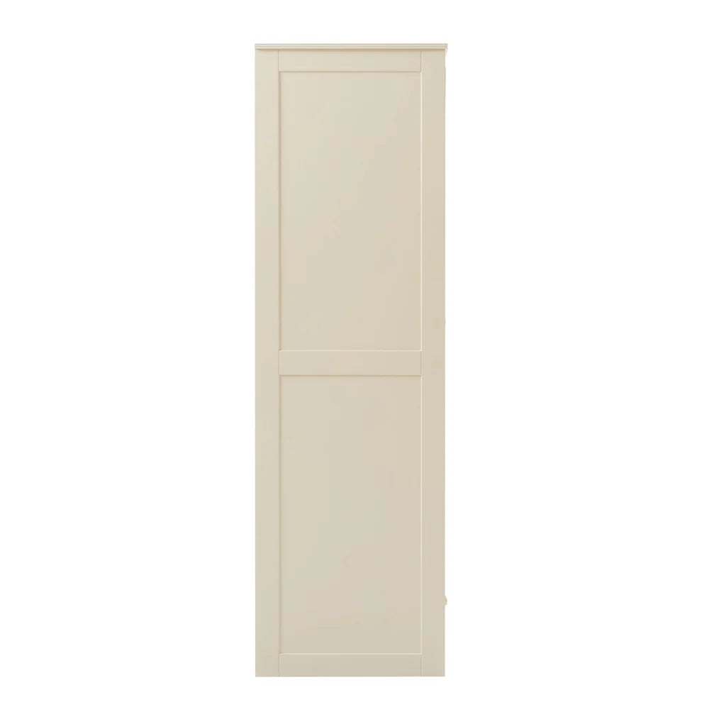Cream 3 Door Wardrobe with Drawers | Furnitell furnitell