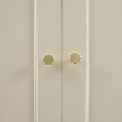 Cream 3 Door Wardrobe with Drawers | Furnitell furnitell
