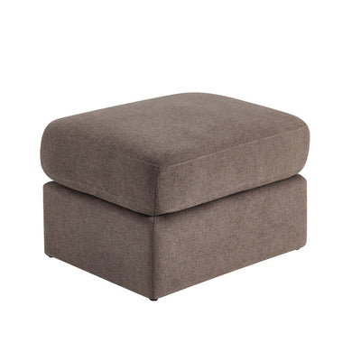Mushroom Chenille Pouffe Ottoman | Furnitell furnitell