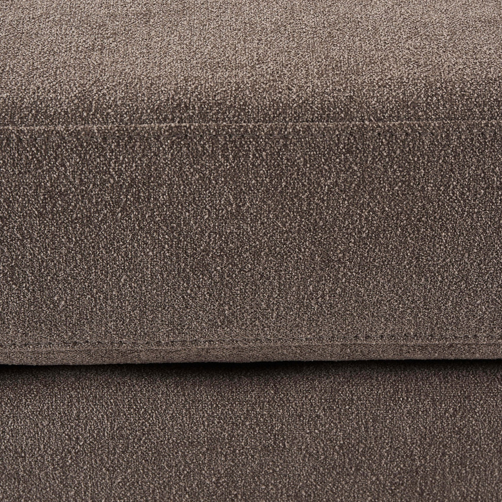 Mushroom Chenille Pouffe Ottoman | Furnitell furnitell