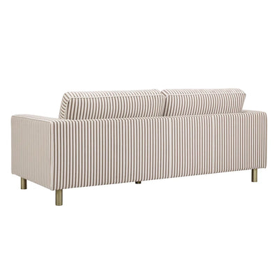 Chocolate Stripe 3 Seater Sofa | Onija furnitell