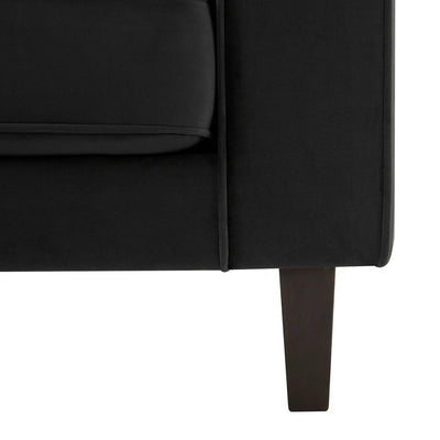 Black 3 Seater Sofa | Furnitell Furnitell