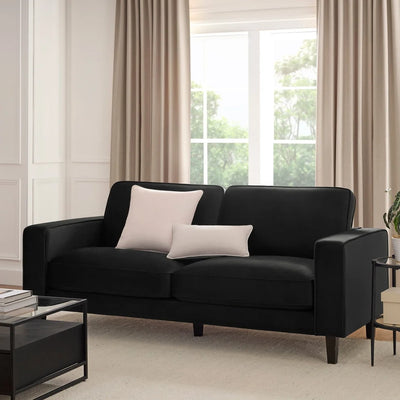 Black 3 Seater Sofa | Furnitell Furnitell
