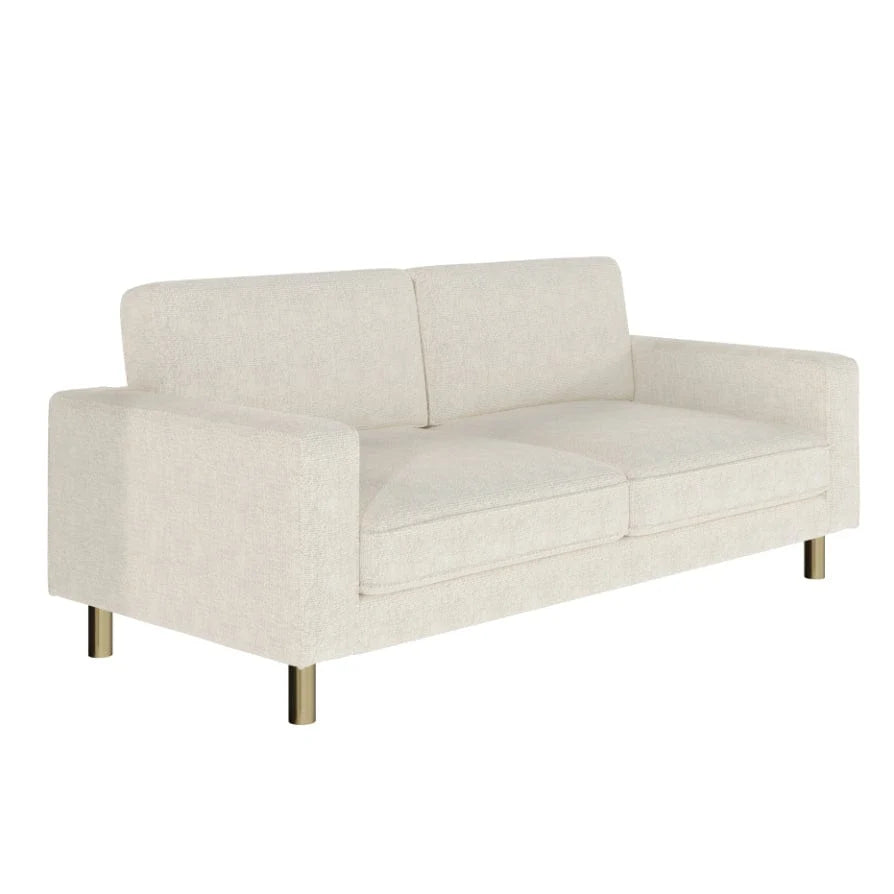 Ivory Bouclé 3 Seater Sofa | Onija furnitell